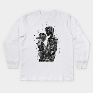 Father and son Kids Long Sleeve T-Shirt